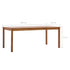 Maison Madeleine -  9 Piece Dining Set Pinewood Honey Brown